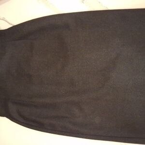 Dark Gray/Black Pencil Skirt